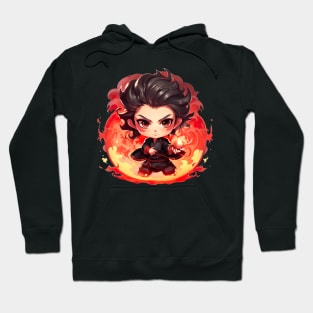 chibi style demon slayer Hoodie